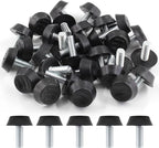 Zorfeter 30 Pcs Screw in Threaded Furniture Adjustable Levelers, M6 Leveling - Image 7