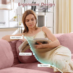 Boneless Sectional Couch, No Assembly Required, 81.8” Modular Cloud Sofa - Image 4