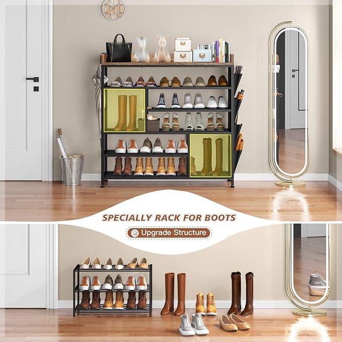 EnHomee Shoe Rack for Entryway, 6 Tier Shoe Organizer - Image 7