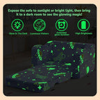 MeMoreCool Glowing Rocket Kids Chair, Glow-in-the-Dark Space Kids Couch - Image 4