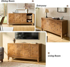 HULALA HOME Mid Century Sideboard Buffet Cabinet - Image 3