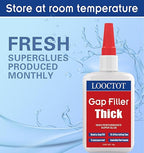 LOOCTOT 60g Gap Filler Thick Super Glue Premium Adhesive, CA Glue - Image 6