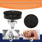 24 PCS 1/4" Thread Furniture Feet Levelers, Furniture Leveling Feet - Image 4