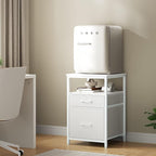 Herture Mini Fridge Stand with 3 Storage, Mini Fridge Cabinet, Beverage Fridge - Image 6