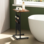 HOOBRO C Shaped End Table, 28.3" Side Table - Image 5