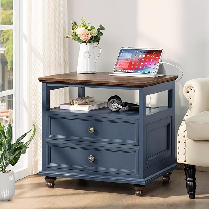 Joaxswe Farmhouse Nightstand - Image 3