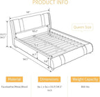 SHA CERLIN Queen Platform Bed Frame - Image 2