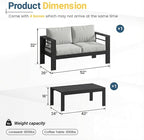 Solaste Aluminum Patio Furniture Set - Image 2