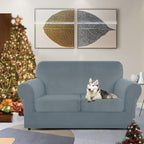 ZNSAYOTX Luxury Velvet Sofa Cover 3 Piece Stretch Loveseat Covers - Image 2