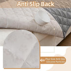 Dog Couch Cover for Sofa 100% Waterproof Faux Linen Sofa Covers for 3 Cushion - Image 5