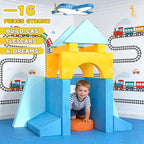 15pcs Unique Modular Kids Play Couch - Image 3
