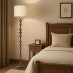 65.5" Natural Real Wood Floor Lamp - Image 6