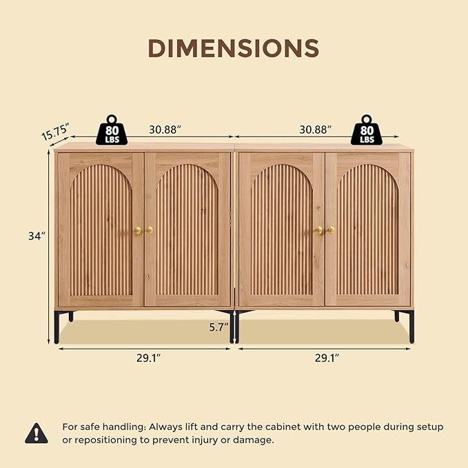 IFGET Modern Buffet Cabinet - Image 2