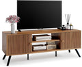 COMHOMA TV Stand for Living Room, Mid Century Modern Entertainment Center for by ComHoma