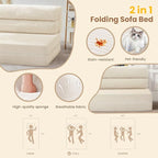 JUIKURY Folding Sofa Bed, Convertible Sleeper Chair - Image 7