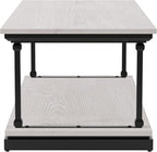 24/7 Shop at Home Ambridge Transitional Multi-Storage Wood 3-Piece Coffee Table - Image 8