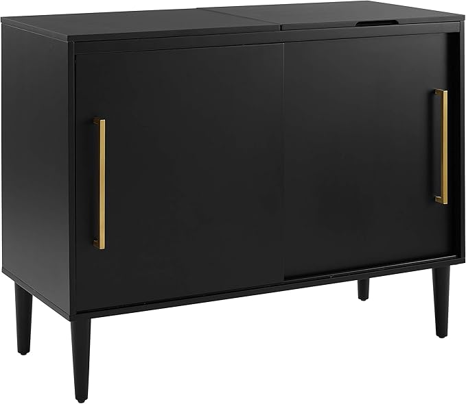 Crosley Furniture Everett Media Console and Record Player Stand - Image 2