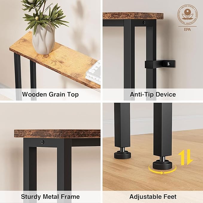 Keelian 78" Narrow Console Sofa Table - Image 6