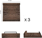 RYOFOBETTO Small Floating Shelf, 6X6 Inches Farmhouse Wall Shelves - Image 3