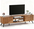 COMHOMA TV Stand for Living Room, Mid Century Modern Entertainment Center for by ComHoma