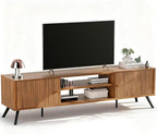 COMHOMA TV Stand for Living Room, Mid Century Modern Entertainment Center for by ComHoma