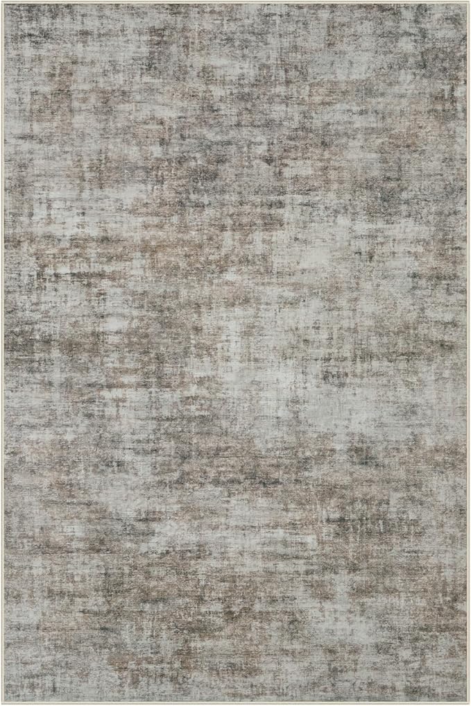 10x14 Area Rugs Washable Rug: Modern Abstract Living Room Rug Soft Anti-Skid - Image 2
