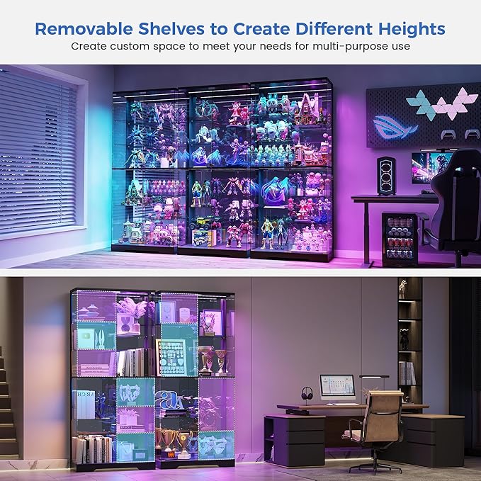HNEBC Lighted Display Cabinet - Image 5