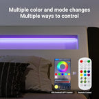 Allewie Full Size LED Platform Bed Frame - Image 5