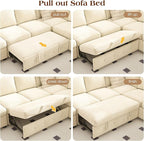 Ihanherry L-Shaped Sectional Sofa Bed - Image 7