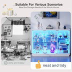 Lvifur Glass Display Cabinet - Image 6