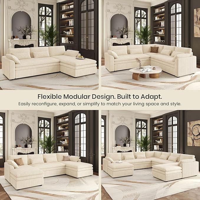 Belffin Large Modular Sectional Sofa - Image 5