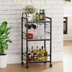 Bar Cart for The Home, 3 Tier Kitchen Carts - Image 7
