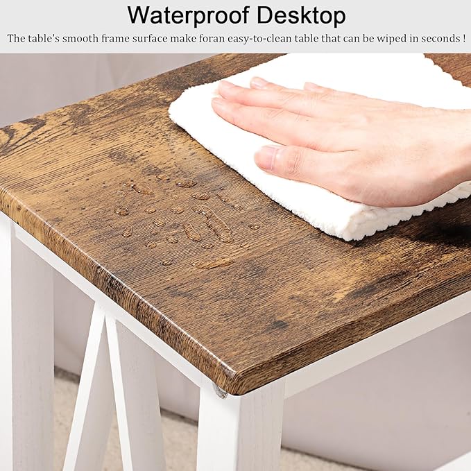 Narrow End Table Rectangular Side Tables - Image 7