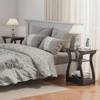 FROMJBEST End Table with Charging Station, Side Table with USB Ports and Outlets - Image 6