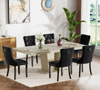 Henf 7 Pieces Extendable Dining Table Set by Henf