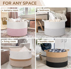INDRESSME 115L Extra Large Blanket Basket - Image 4