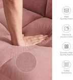 mopio Aaron 76.8" Couch, Small Futon Sofa Bed, Mid Century Modern Futon Couch - Image 5
