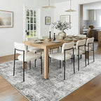 RELEANY Washable Area Rugs 6'x9' Non-Slip Modern Abstract Soft - Image 3