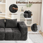 119" Oversized 3 Seater Boneless Couch, Comfy Cloud Modular Sectional Sofa - Image 5