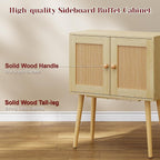 Sideboard Buffet Kitchen Storage Cabinet, Small Coffee Bar Cabinet - Image 4