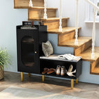HLR Storage Bench Set of 2, L-Shaped Storage Cabinet - Image 6