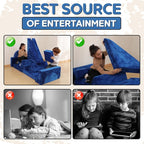 Contour Comfort Kids Couch 14 PC Modular Kids Play Couch Set – Convertible Sofa - Image 5