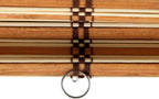 Red Lantern Burnt Bamboo Cordless Window Shade - Image 8
