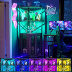 Aheaplus Corner Bar Cabinet - Image 2