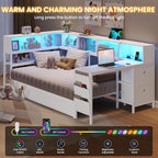DICTAC Corner Twin Bed Frame - Image 4