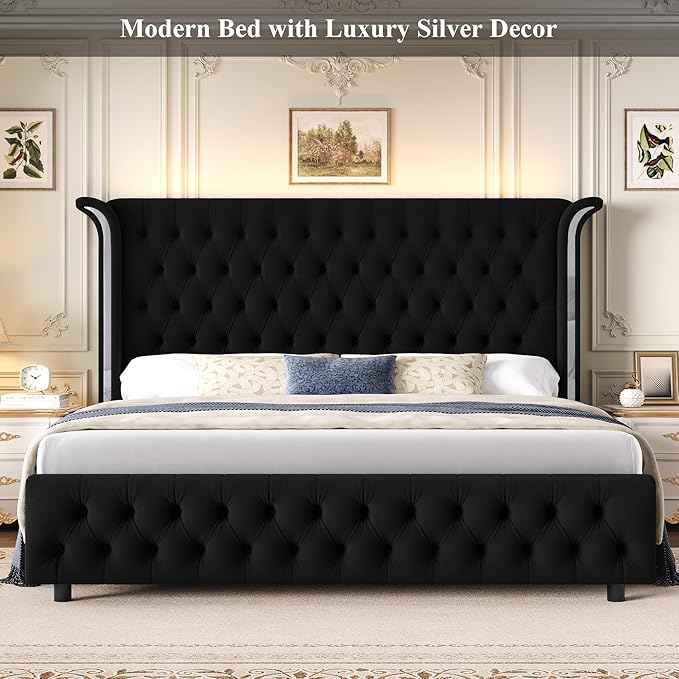Keyluv Queen Smart LED Bed Frame - Image 3