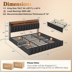 PRAISUN Bed Frame King Size - Image 2