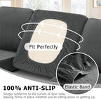 Arfntevss Sectional Couch Covers L Shape Couch Cushion Covers Slipcovers Fitted - Image 4