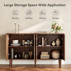LITTLE TREE 59-Inch Buffet Cabinet Sideboard - Image 6