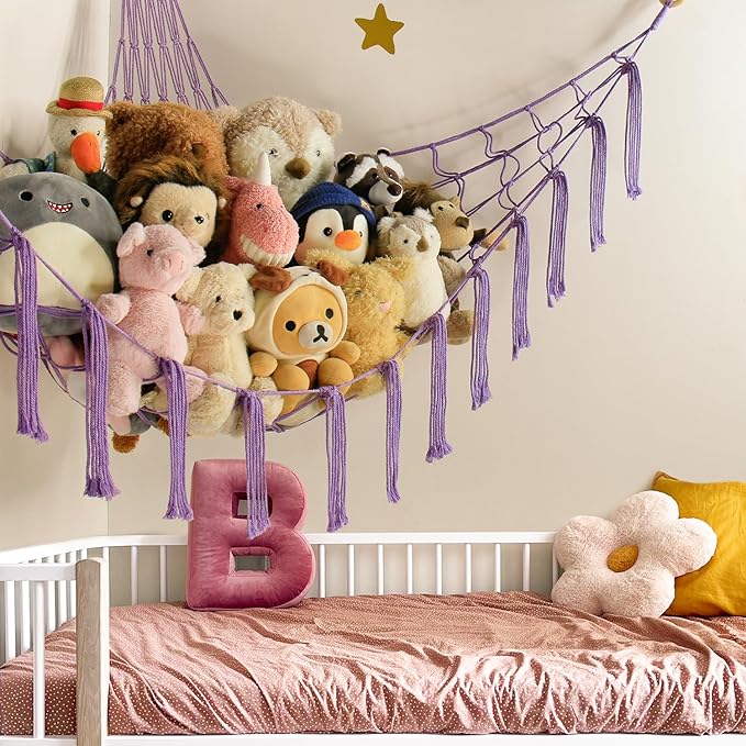 mirolam Stuffed Animal Storage Hammock Net - Image 2
